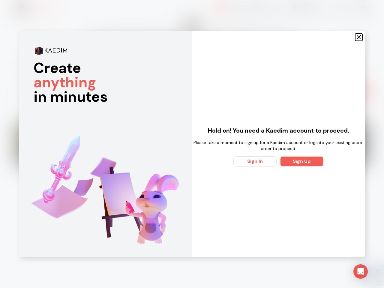 Kaedim 3D Marketplace