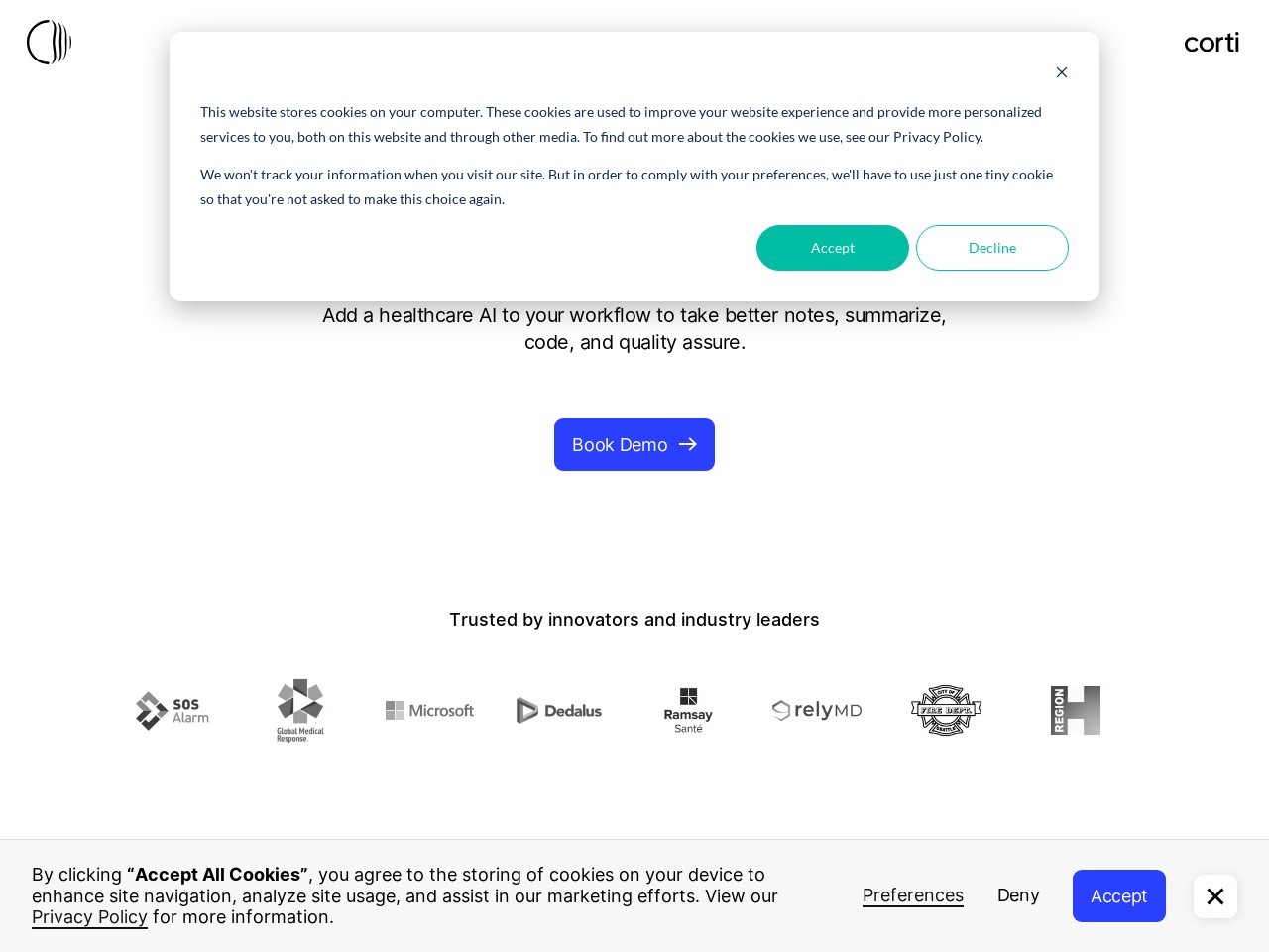 Corti - AI for Patient Consultations