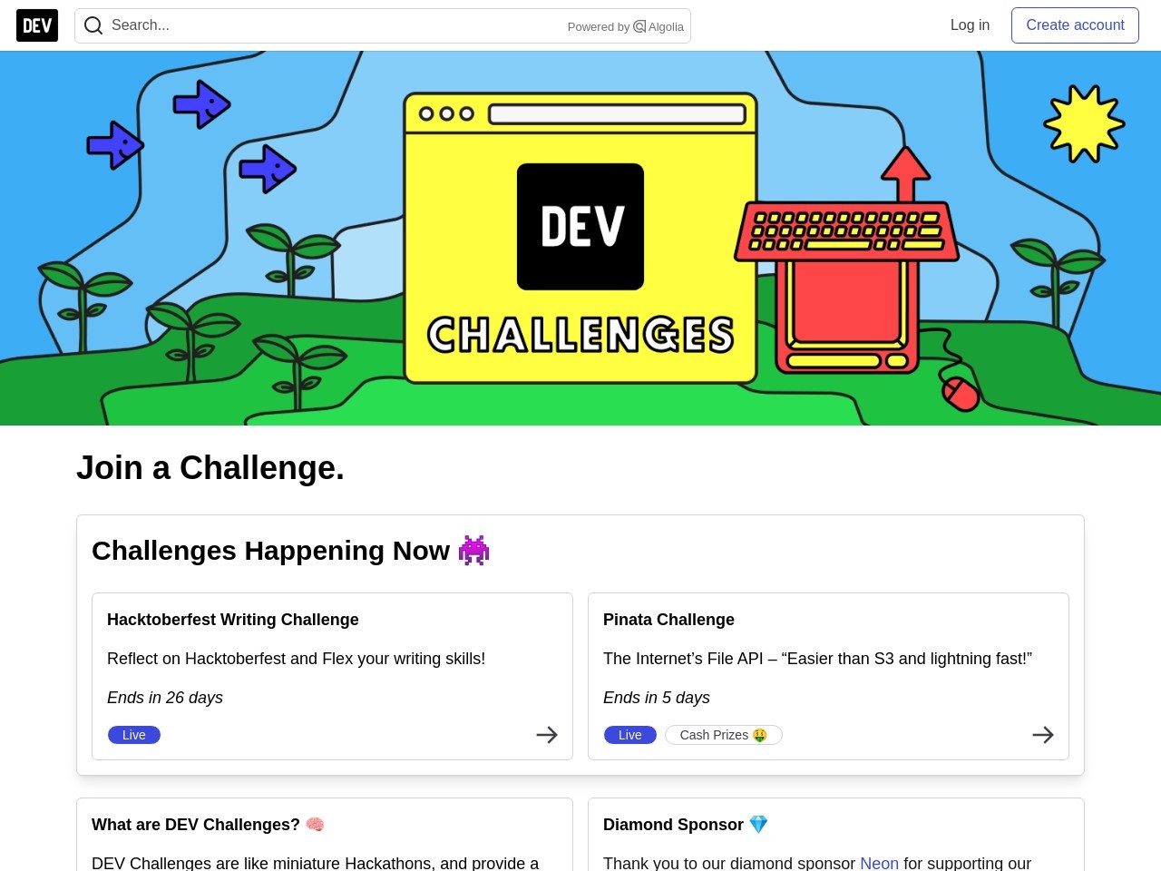 DEV Challenges
