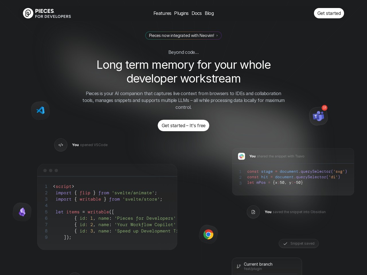Pieces for Developers