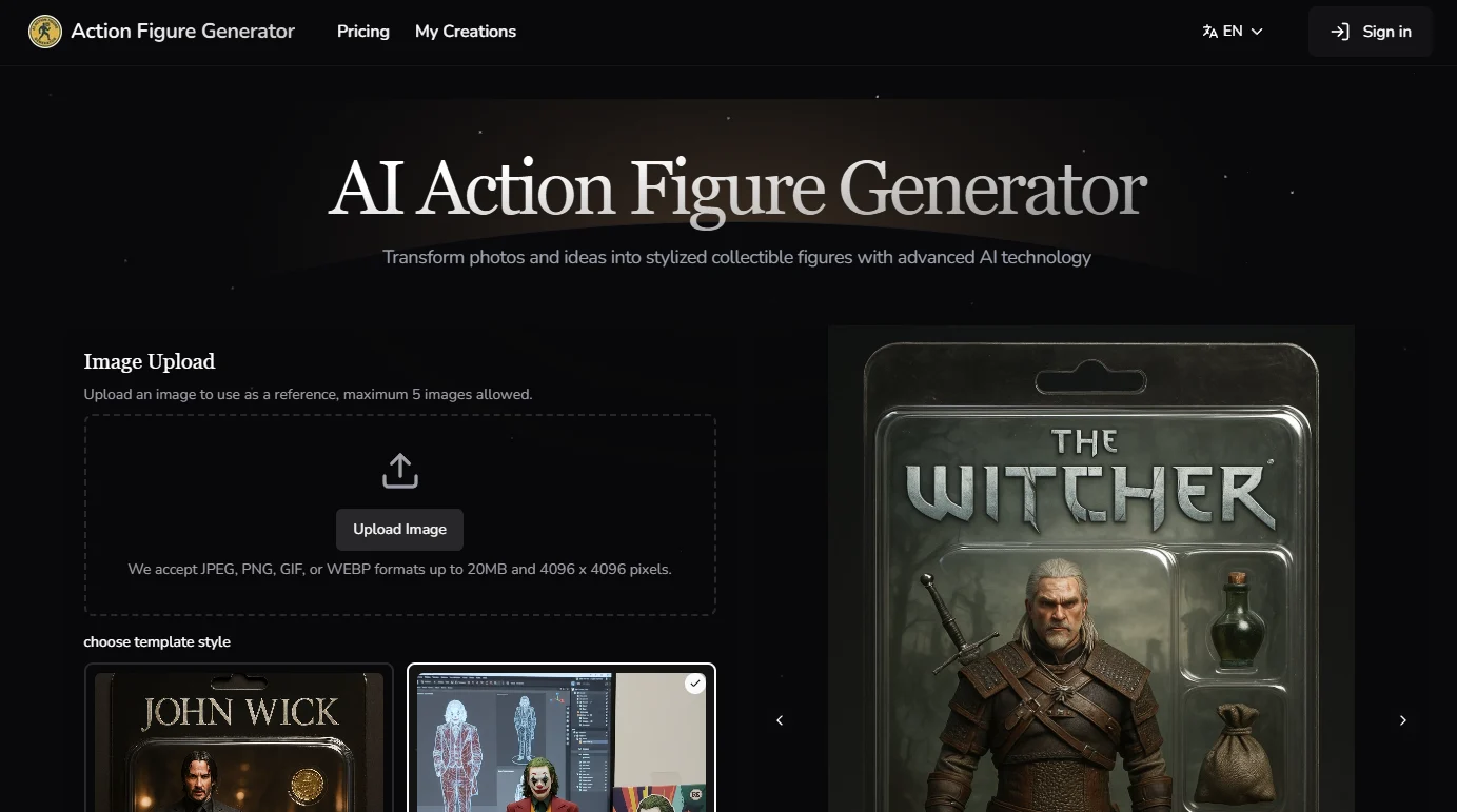 Action Figure Generator